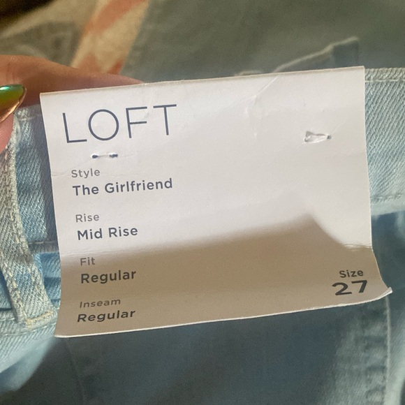 Loft The Girlfriend Mid-Rise Jeans - Picture 5 of 7